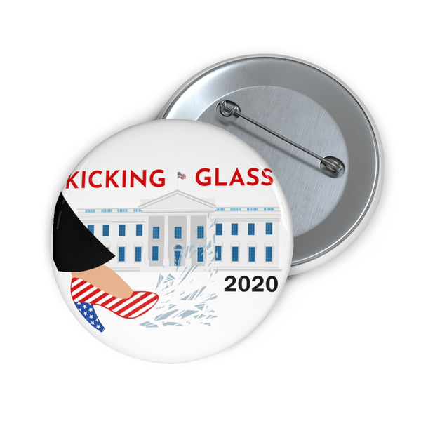 KICKING GLASS 2020 -BL- Custom Pin Buttons