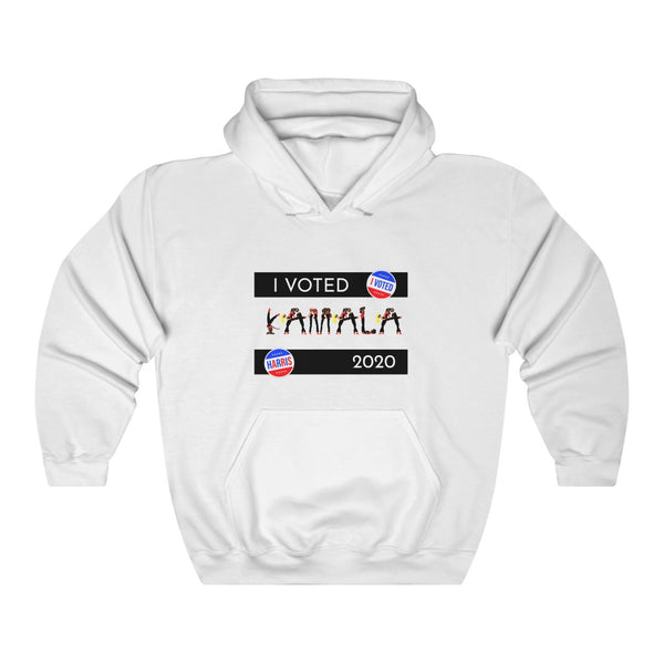 I VOTED KAMALA -2BK- Unisex Heavy Blend™ Hooded Sweatshirt