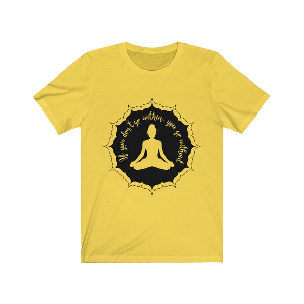 Yoga - Within Without - BL - Short Sleeve Tee