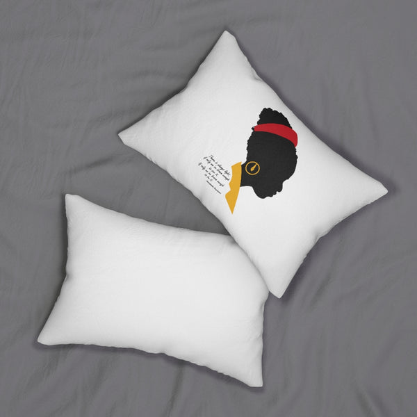 Amanda Poetry Pillow -OB- Spun Polyester Lumbar Pillow