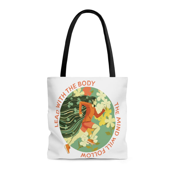Lead With The Body - BL - AOP Tote Bag