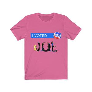 I VOTED JOE -1-BL Unisex Jersey Short Sleeve Tee