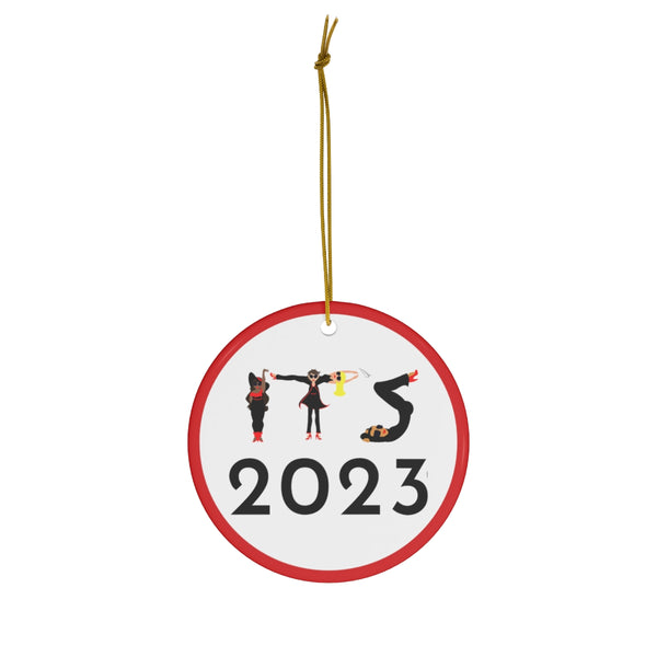 Holiday - It's 2023 - CR - Ceramic Ornaments