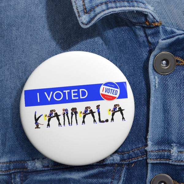 I VOTED KAMALA -1-B - Custom Pin Buttons