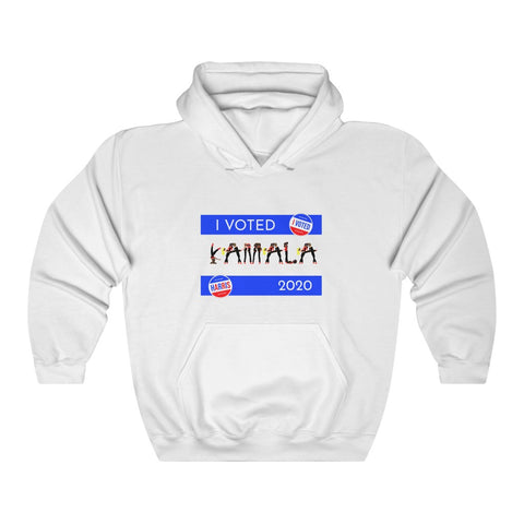 I VOTED KAMALA -2BL- Unisex Heavy Blend™ Hooded Sweatshirt
