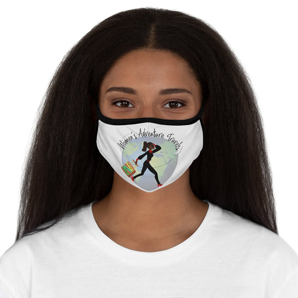 WOMEN OF WAT - Black - Fitted Polyester Face Mask