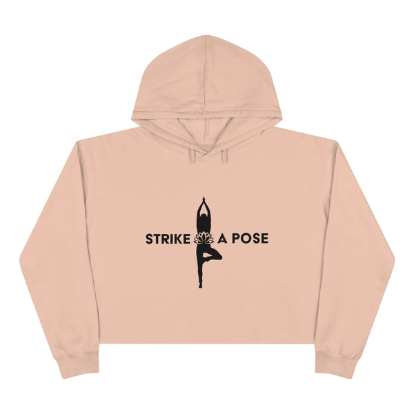 Yoga - Strike a Pose - B - Crop Hoodie