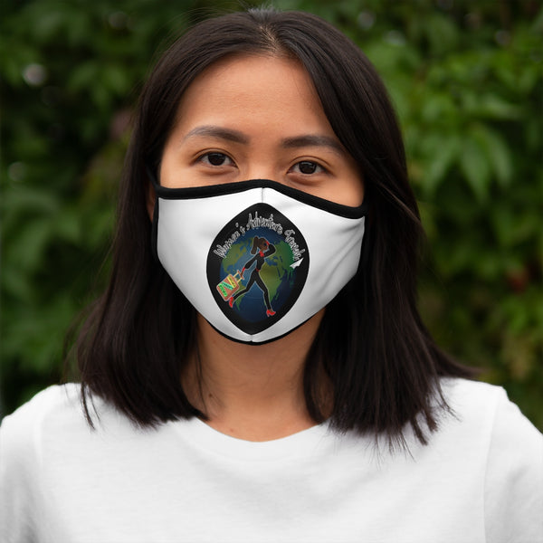 WOMEN OF WAT - Black - B - Fitted Polyester Face Mask