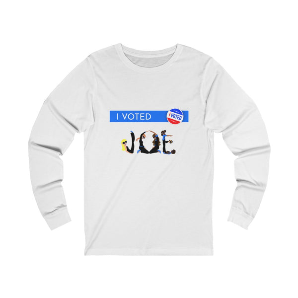 I VOTED JOE -1-BL- Unisex Jersey Long Sleeve Tee