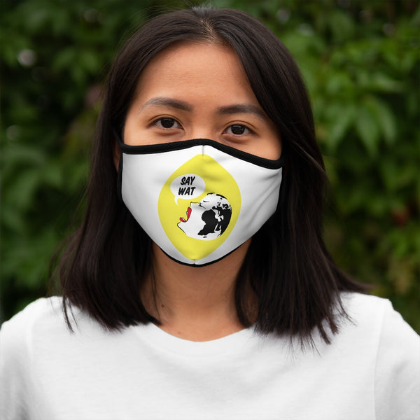 SAY WAT -Y- Fitted Polyester Face Mask