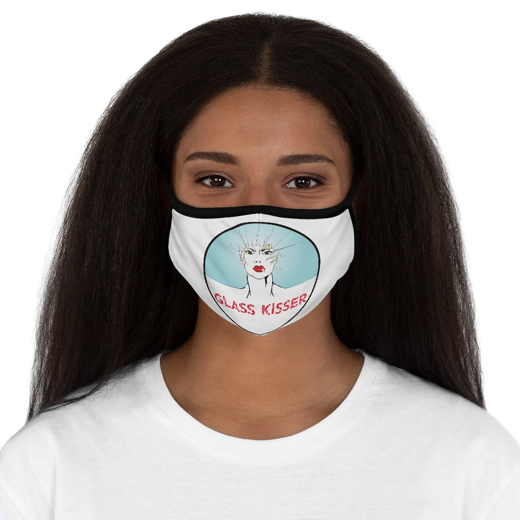 GLASS KISSER - R - Fitted Polyester Face Mask