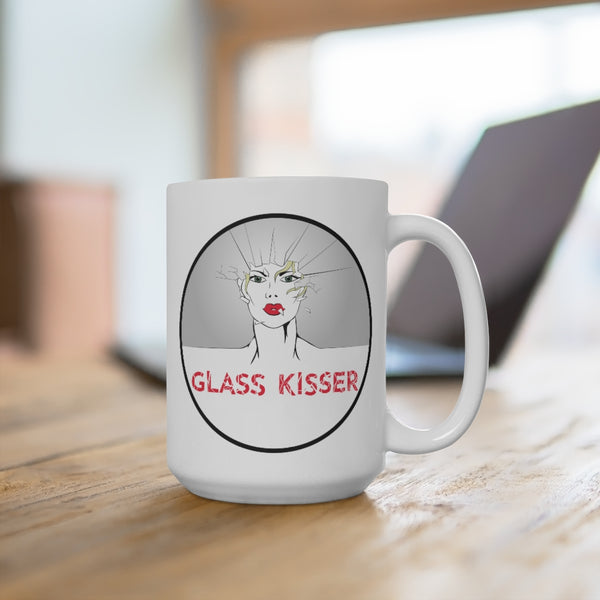 KISS MY GLASS - G-R - White Ceramic Mug