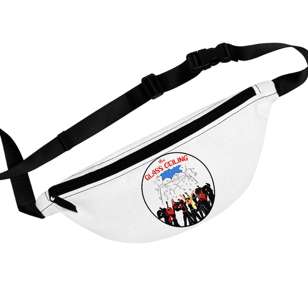 GLASS CEILING -  Circle - White - Fanny Pack