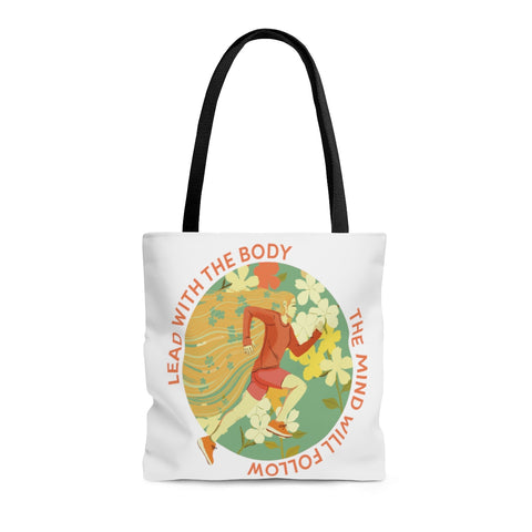 Lead With The Body - BR - AOP Tote Bag