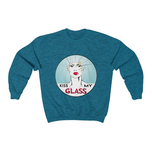KISS MY GLASS - Unisex Heavy Blend™ Crewneck Sweatshirt