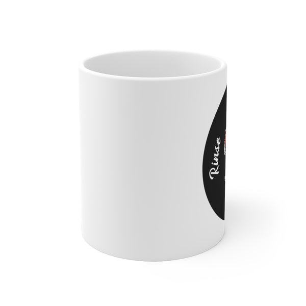 Travel Rinse Repeat - B - White Ceramic Mug