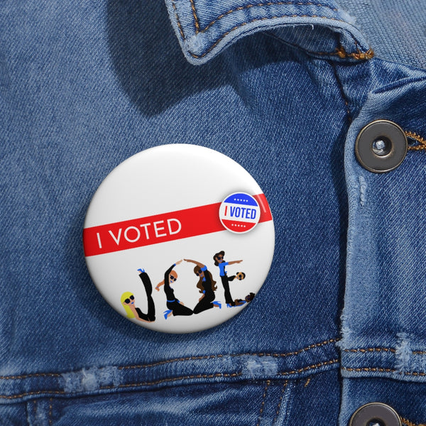 I VOTED JOE - 1-R- Custom Pin Buttons
