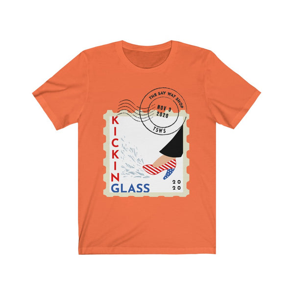 KICKING GLASS 2020 - STAMP - Unisex Jersey Short Sleeve Tee