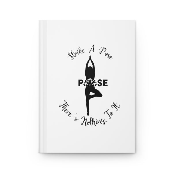 Yoga - Pose - BLW - Hardcover Journal Matte