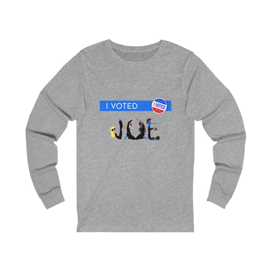 I VOTED JOE - 1- B - Unisex Jersey Long Sleeve Tee