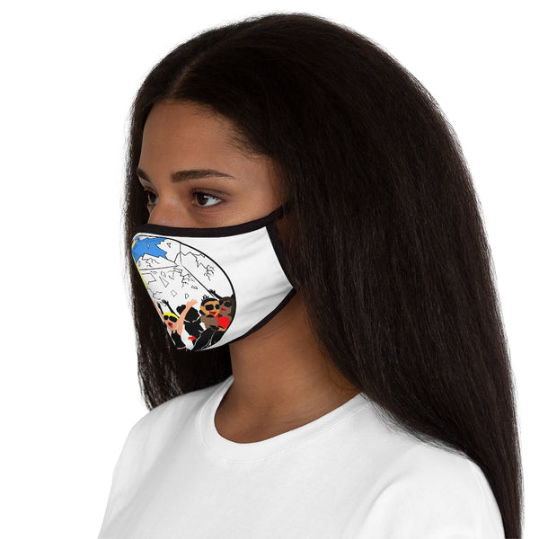GLASS CEILING - SW- Fitted Polyester Face Mask