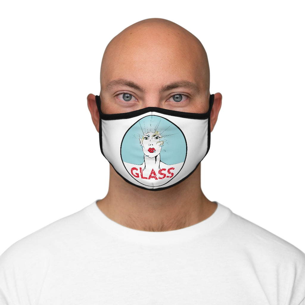 KISS MY GLASS - BR - Fitted Polyester Face Mask